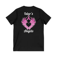 Islar's Angels Unisex Jersey Short Sleeve V-Neck Tee